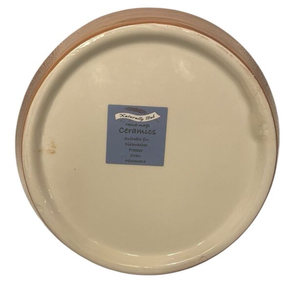 Naturally Med Olive Dish Ceramic Blue & Terracotta Tapas Serving Tray Host Gift - Picture 3 of 10